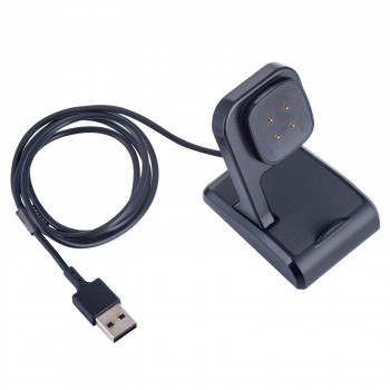 Supporto di ricarica magnetico Akyga AK-SW-26 per Fitbit Versa 3 / Sense, USB-A, 1 m