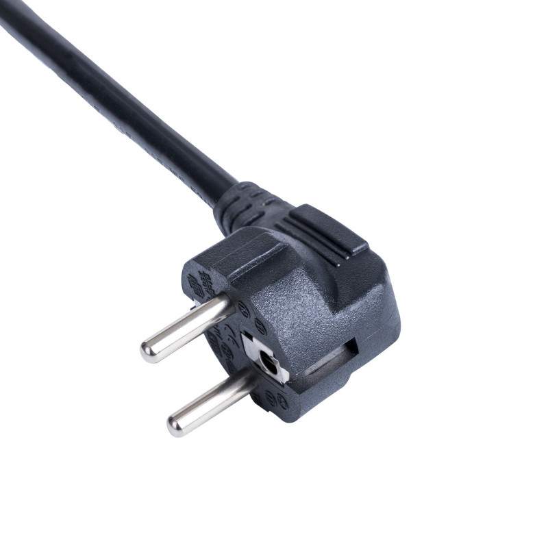 Cavo di alimentazione per notebook Akyga AK-NB-10C da CEE 7/7 a IEC C5, 3x 0,75 mm² rame, 3 m, nero