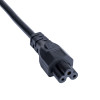 Cavo di alimentazione per notebook Akyga AK-NB-10C da CEE 7/7 a IEC C5, 3x 0,75 mm² rame, 3 m, nero