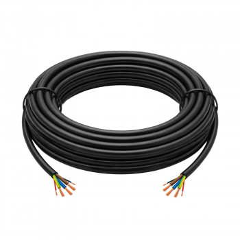 Cavo di ricarica EV Akyga AK-SC-E31 senza connettore, monofase 32 A, 3x 6 mm² + 2x 0,75 mm², 450/750 V, 5 m, nero