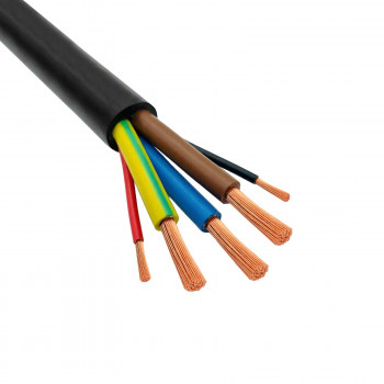 Cavo di ricarica EV Akyga AK-SC-E31 senza connettore, monofase 32 A, 3x 6 mm² + 2x 0,75 mm², 450/750 V, 5 m, nero