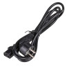 Akyga AK-PC-06C cavo di alimentazione CEE 7/7 (Schuko) a IEC C13, rame 3 x 1 mm², 3 m, nero