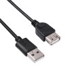 Akyga AK-USB-07 prolunga USB 2.0 USB-A connettore maschio a connettore femmina, 1,8 m, nero