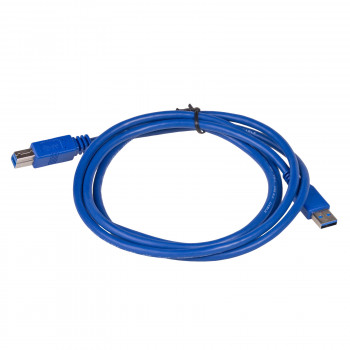 Akyga AK-USB-09 cavo per stampante USB 3.0 USB-A (M) a USB-B (M), 1,8 m, nero