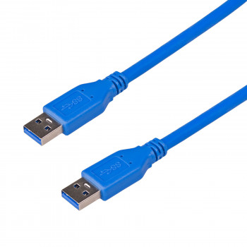 Akyga AK-USB-14 cavo USB 3.0 USB-A (M) a USB-A (M), 1,8 m, blu