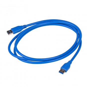 Akyga AK-USB-14 cavo USB 3.0 USB-A (M) a USB-A (M), 1,8 m, blu