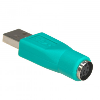 Akyga AK-AD-14 adattatore USB-A (F) a PS/2 (M), verde