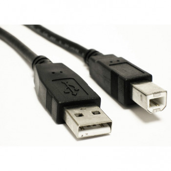 Akyga AK-USB-18 cavo per stampante USB 2.0 USB-A (M) a USB-B (M), 5 m, nero
