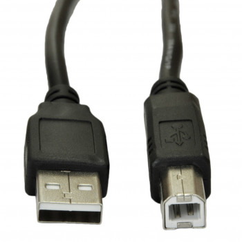 Akyga AK-USB-18 cavo per stampante USB 2.0 USB-A (M) a USB-B (M), 5 m, nero