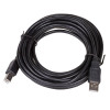 Akyga AK-USB-18 cavo per stampante USB 2.0 USB-A (M) a USB-B (M), 5 m, nero