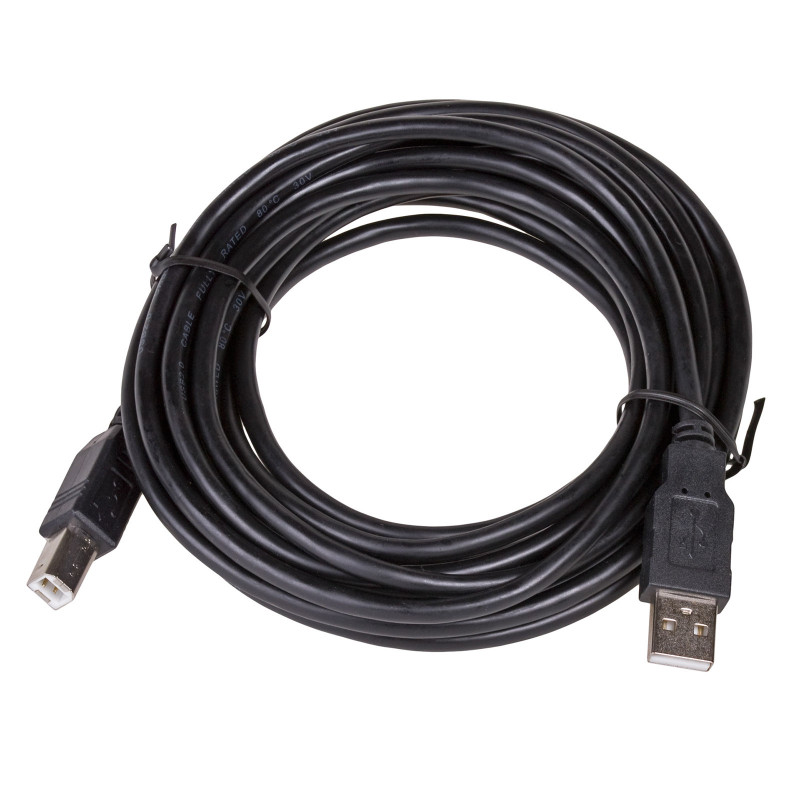 Akyga AK-USB-18 cavo per stampante USB 2.0 USB-A (M) a USB-B (M), 5 m, nero