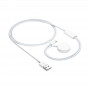 Akyga AK-SW-43 cavo di ricarica per Apple Watch Ultra 2 / Series 9/8/7/6/5/4/3/2/1 con connettore Lightning, USB, 1 m, bianco