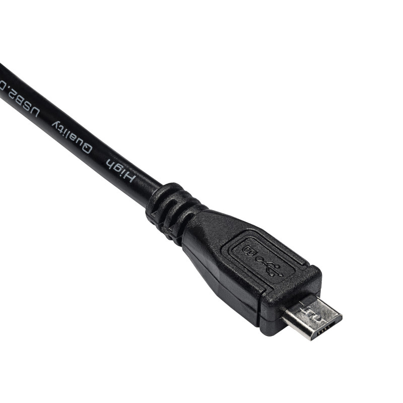Akyga AK-USB-21 cavo USB 2.0 USB-A (M) a Micro USB-B (M), 1 m, nero