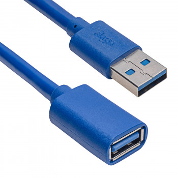 Akyga AK-USB-28 prolunga USB 3.0 USB-A (M) a USB-A (F), 1 m, nero