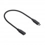 Akyga AK-USB-32 Cavo prolunga da USB-C (M) a USB-C (F), USB 3.1, 0,3 m
