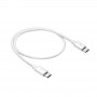 Akyga AK-USB-39 cavo USB-C a USB-C, USB 2.0, 60 W, 0,5 m, bianco