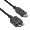 Akyga AK-USB-44 Cavo da Micro-USB B (M) a USB-C (M), USB 3.1, 1 m