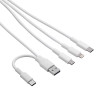 Akyga AK-USB-52 Cavo USB da USB-A + USB-C a Micro-USB + USB-C + Lightning, 1,2 m