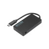 Akyga AK-AD-52 hub USB-C attivo, USB-C (M) a 4x USB-A (F), USB 3.1, 20 cm