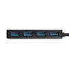 Akyga AK-AD-52 hub USB-C attivo, USB-C (M) a 4x USB-A (F), USB 3.1, 20 cm