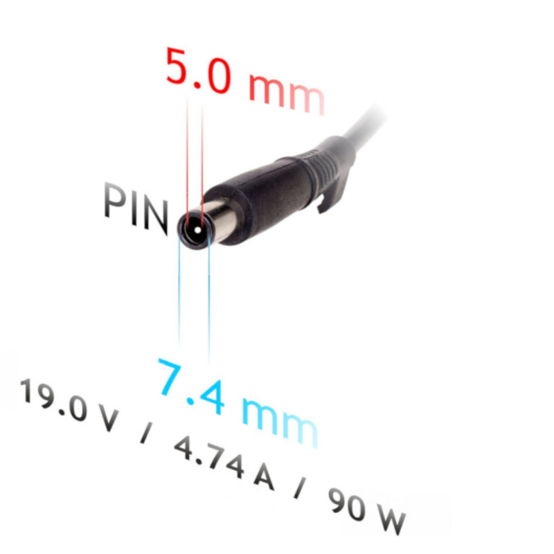 Akyga AK-ND-32 alimentatore per notebook da auto 19 V / 4,74 A, 90 W, 7,4 x 5,0 mm + pin, per HP