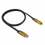 Akyga AK-USB-57 cavo 4-in-1 intrecciato USB-A/USB-C a USB-C/Lightning, USB 2.0, 65 W, 1 m, grigio