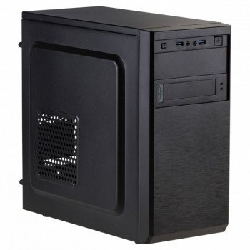Akyga AK17BK case tower Micro-ATX, 2x USB 3.0, senza alimentatore, nero