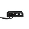 Akyga AW-12E-BG ventola per case 120 mm, 33 LED verdi, Molex, nero