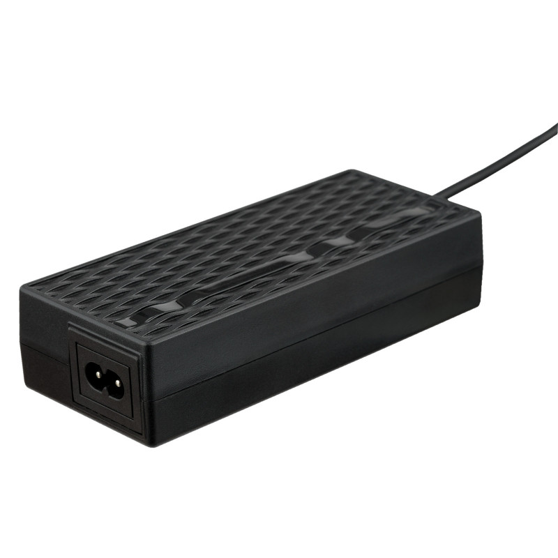 Akyga AK-EV-03 caricabatterie per e-bike e e-scooter con batteria da 36 V, 42 V / 2 A, 84 W, connettore maschio XLR 3 pin, 1 m