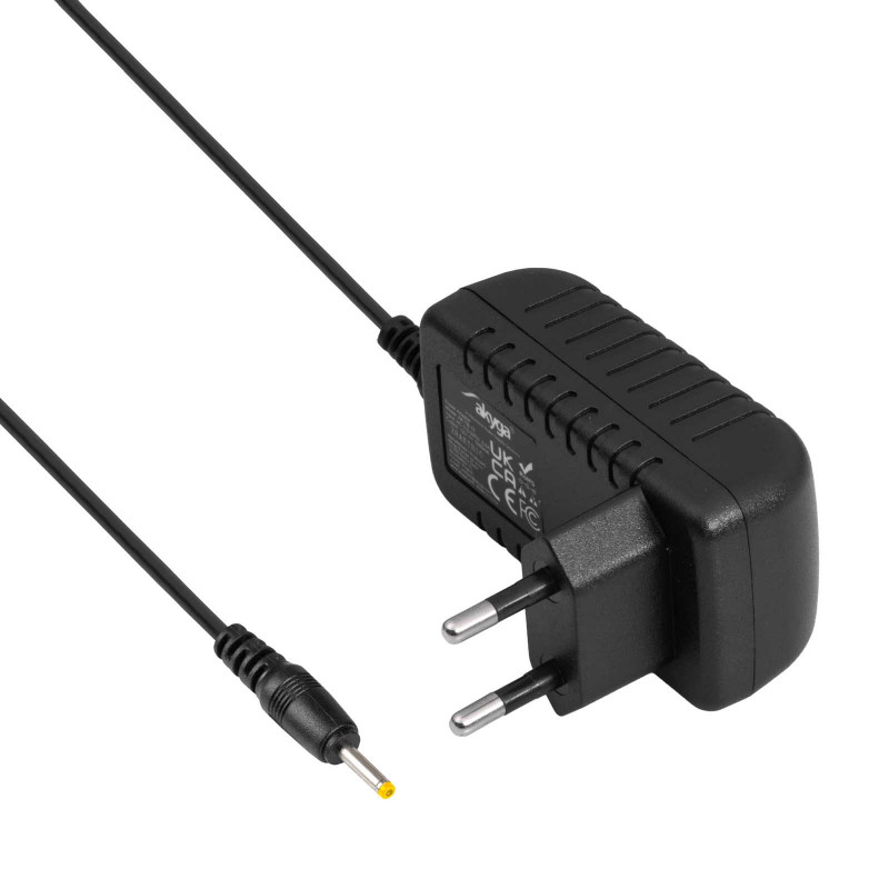 Akyga AK-TB-21 alimentatore universale 5 V / 2 A 10 W, DC 2,5 x 0,7 mm, 1,5 m, nero