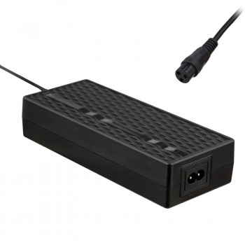Akyga AK-EV-05 caricabatterie per e-bike per batterie da 48 V, 54,6 V / 2 A, 110 W, connettore femmina GX16 12 mm, 1 m