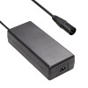 Akyga AK-EV-04 caricabatterie per e-bike per batterie da 48 V, 54,6 V / 2 A, 110 W, connettore maschio XLR 3 pin, 1 m