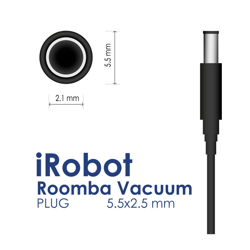 Akyga AK-PD-19 alimentatore per iRobot Roomba, 22,5 V / 1,25 A 28 W, 1,8 m, nero