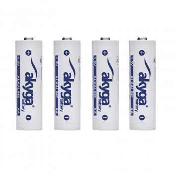 Akyga AKY2069 batteria alcalina AA LR6 1,5 V 3050 mAh, 4 pz. (confezione termoretraibile)