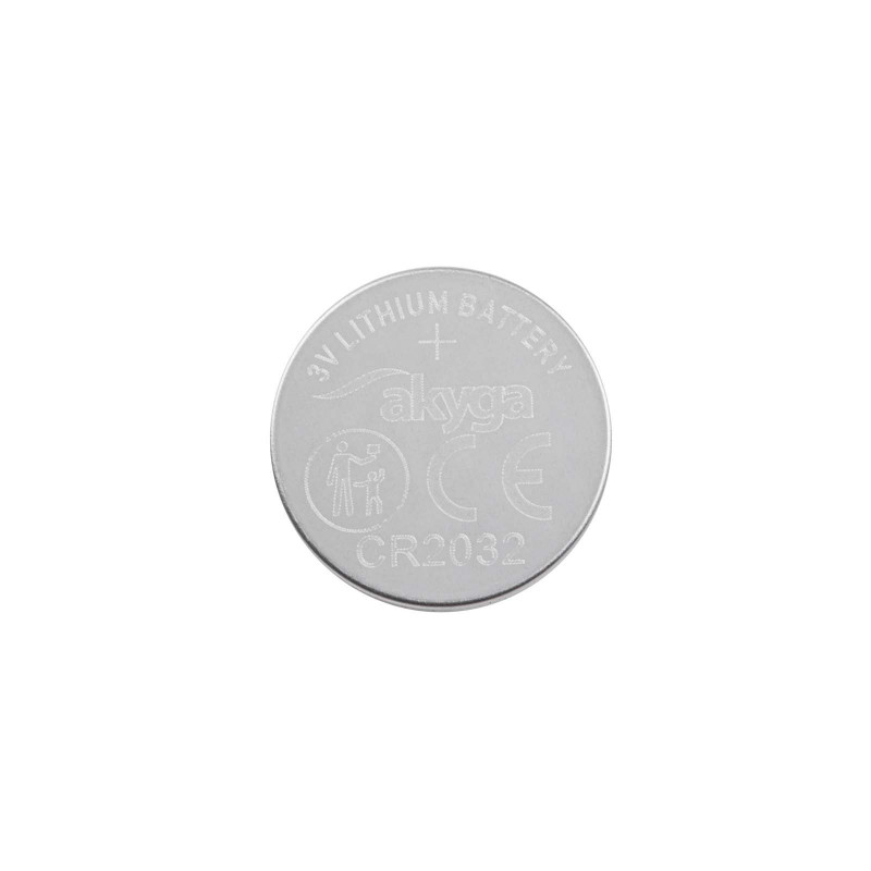 Akyga AKY2100 batteria al litio CR2032 3 V 210 mAh, 4 pz. (blister)
