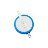 Akyga AKY0894 batteria al litio CR2032 ST2NB 3 V 210 mAh con 2 pin, passo 20 mm (THT)