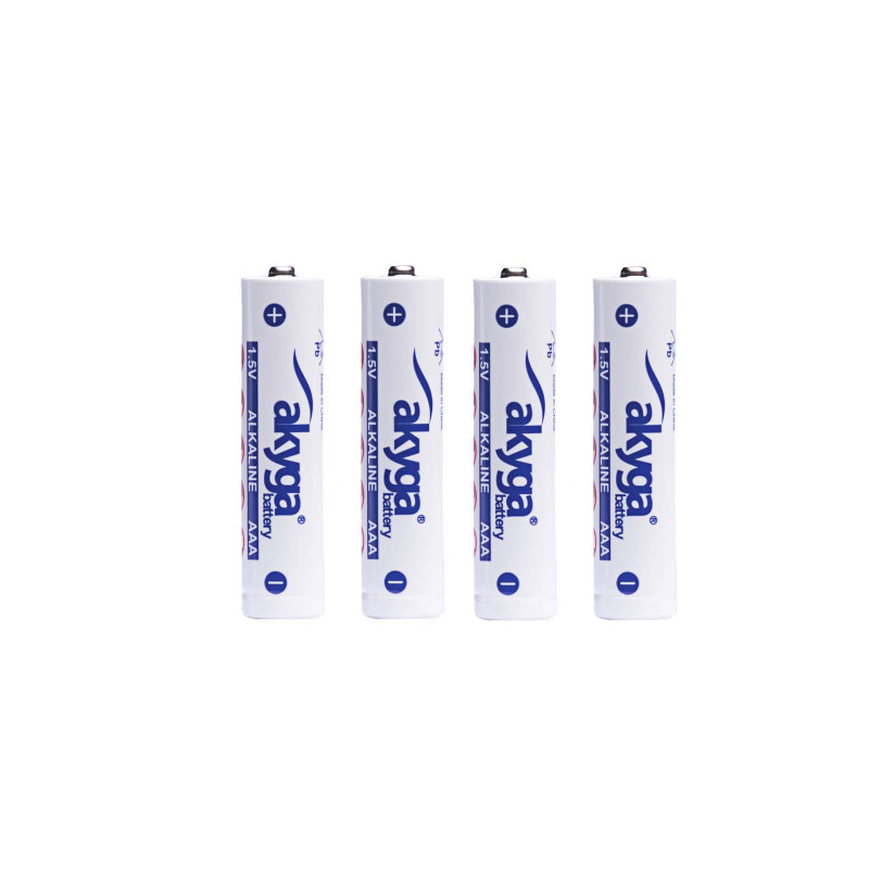 Akyga AKY1971 batteria alcalina AAA LR03 1,5 V 1300 mAh, 4 pz. (blister)