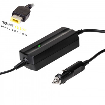 Akyga AK-ND-41 alimentatore da auto per notebook 20 V / 3,25 A, 65 W, Slim Tip, per Lenovo