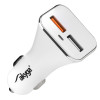 Caricabatterie auto 12/24V Akyga AK-CH-08 18W 2x USB-A Quick Charge 3.0 5-12V / 1.5-3A bianco