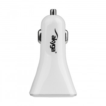 Caricabatterie auto 12/24V Akyga AK-CH-08 18W 2x USB-A Quick Charge 3.0 5-12V / 1.5-3A bianco