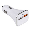 Caricabatterie auto 12/24V Akyga AK-CH-08 18W 2x USB-A Quick Charge 3.0 5-12V / 1.5-3A bianco