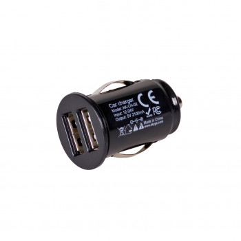 Caricabatterie auto 12/24V Akyga AK-CH-02 10,5W 2x USB-A 5V / 2,1A nero