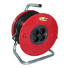 Brennenstuhl Akyga AK-CR-08 avvolgicavo, 4 prese, IP20, 25 m, rosso