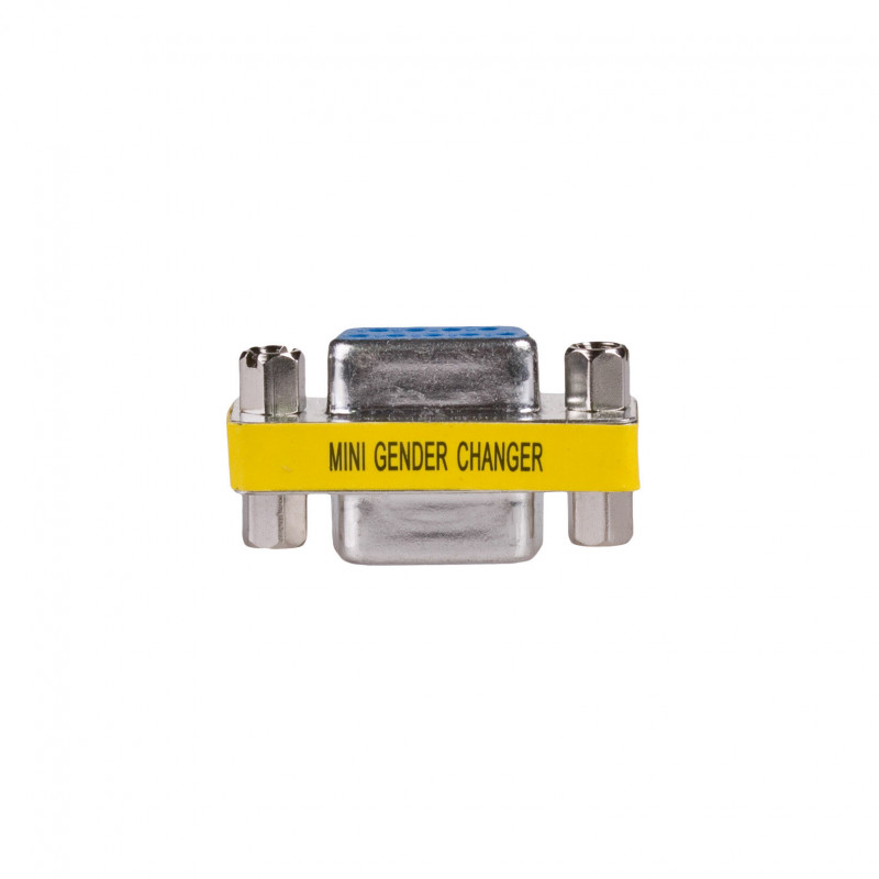 Akyga AK-AD-16 D-Sub 9 poli (F) a D-Sub 9 poli (F) RS-232 gender changer, argento
