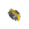 Akyga AK-AD-17 D-Sub 9 poli (M) a D-Sub 9 poli (M) RS-232 gender changer, argento