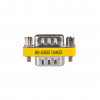 Akyga AK-AD-17 D-Sub 9 poli (M) a D-Sub 9 poli (M) RS-232 gender changer, argento