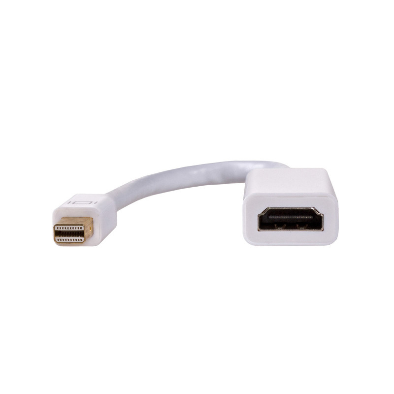 Akyga AK-AD-38 cavo adattatore Mini DisplayPort (M) a HDMI (F), 4K, 15 cm