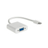 Akyga AK-AD-39 cavo adattatore Mini DisplayPort (M) a VGA (F), 15 cm, bianco