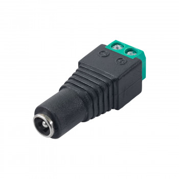 Akyga AK-SC-17 connettore femmina DC 5,5 x 2,1 mm con morsetti a vite per cavo UTP, CCTV