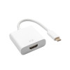 Akyga AK-AD-53 cavo adattatore USB-C (connettore maschio) a HDMI (connettore femmina), 4K, 15 cm